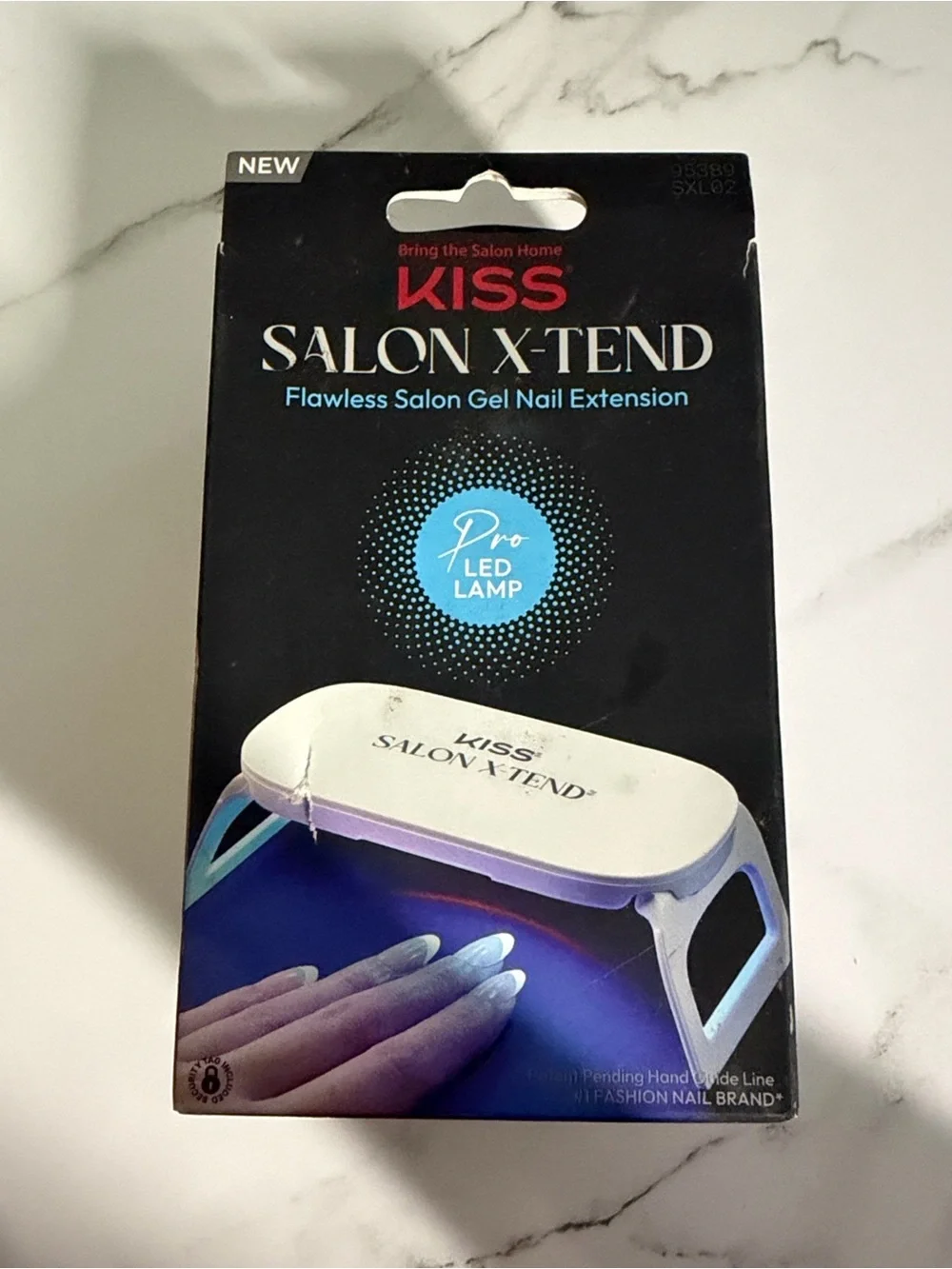 Kiss Salon X-Tend Pro LED Lamp – White with Blue Light Gel Manicure UV Light